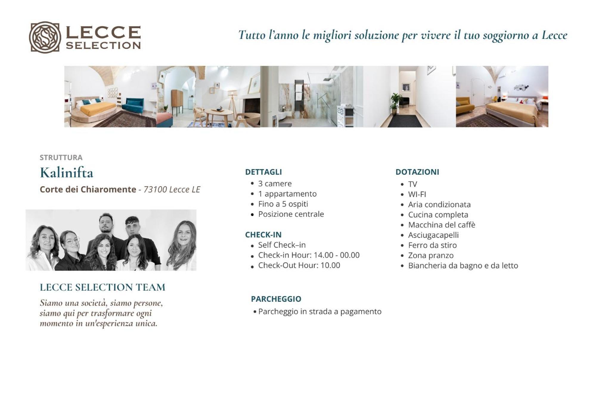 Kalinifta - Lecce Selection Bed & Breakfast Exterior foto